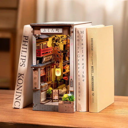 Sakura Wine Alley book nook kit โ DIY Japanese izakaya street