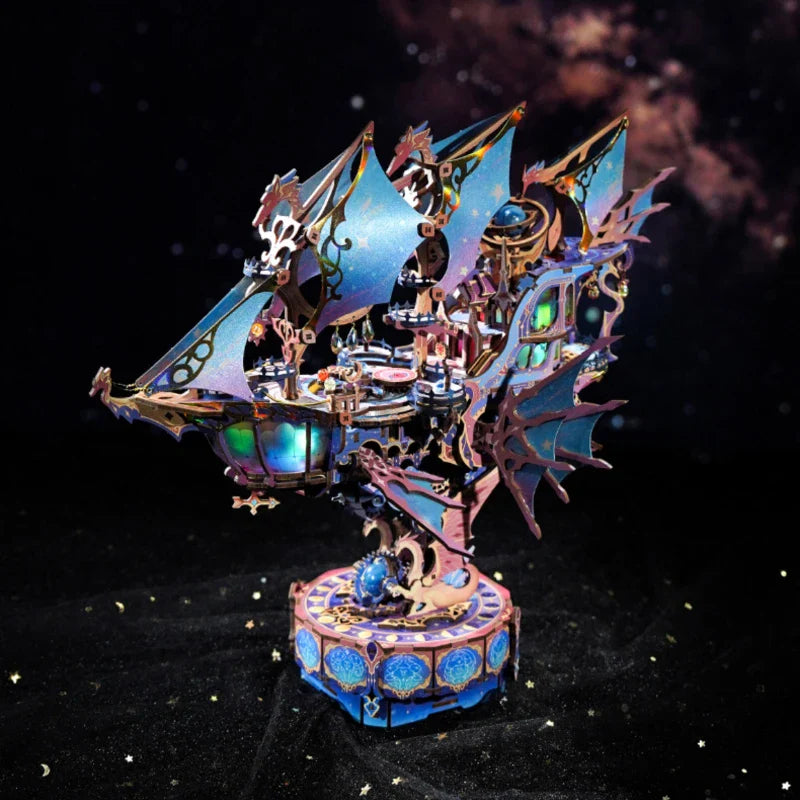 Magical Galaxy 3D wooden puzzle – detail view 6