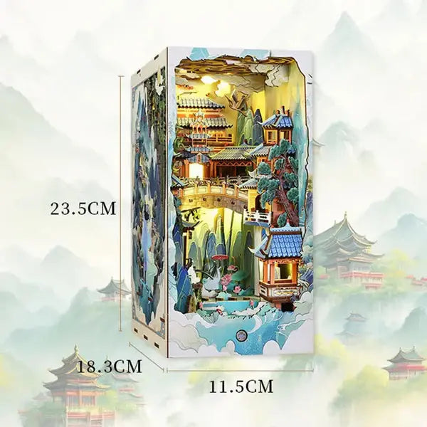 Penglai Wonderland book nook kit – detail view 5