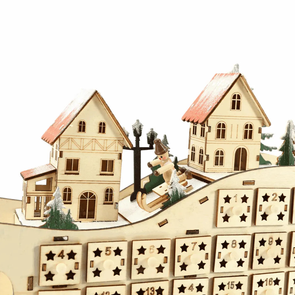 Wooden advent calendar 2025 β detail view 4