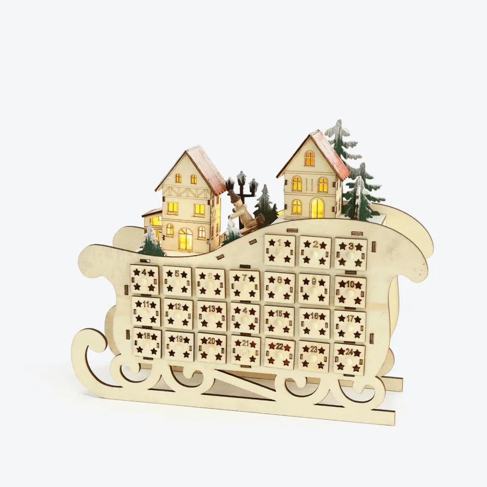 Wooden advent calendar 2025 β detail view 7