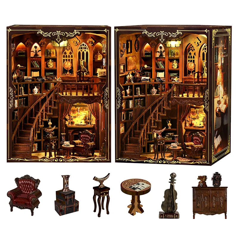 Ancient Rhyme Library book nook kit – detail view 11