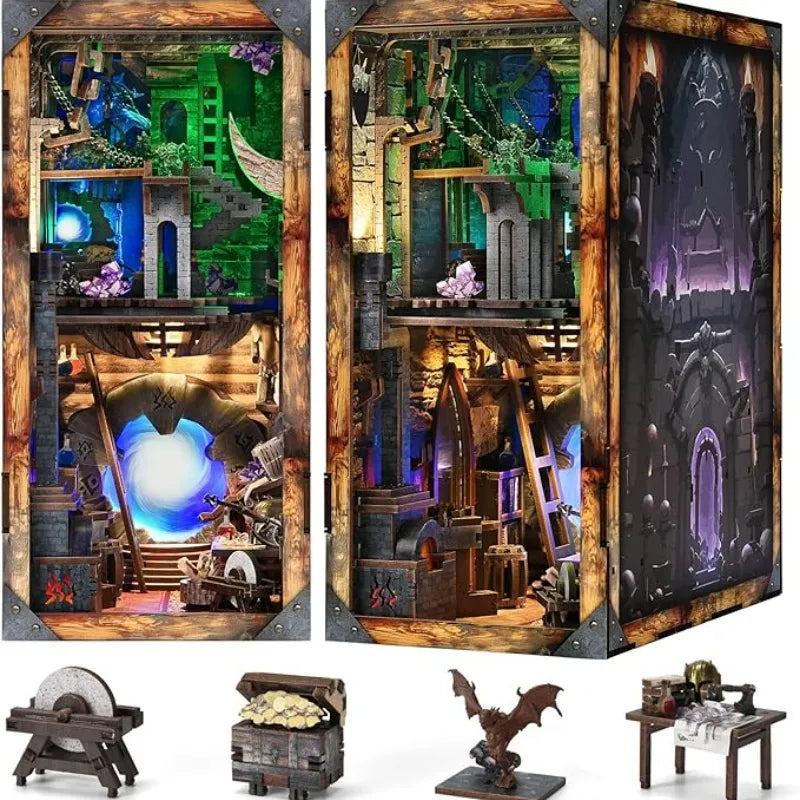 Book Nook - Hoja y Magia
