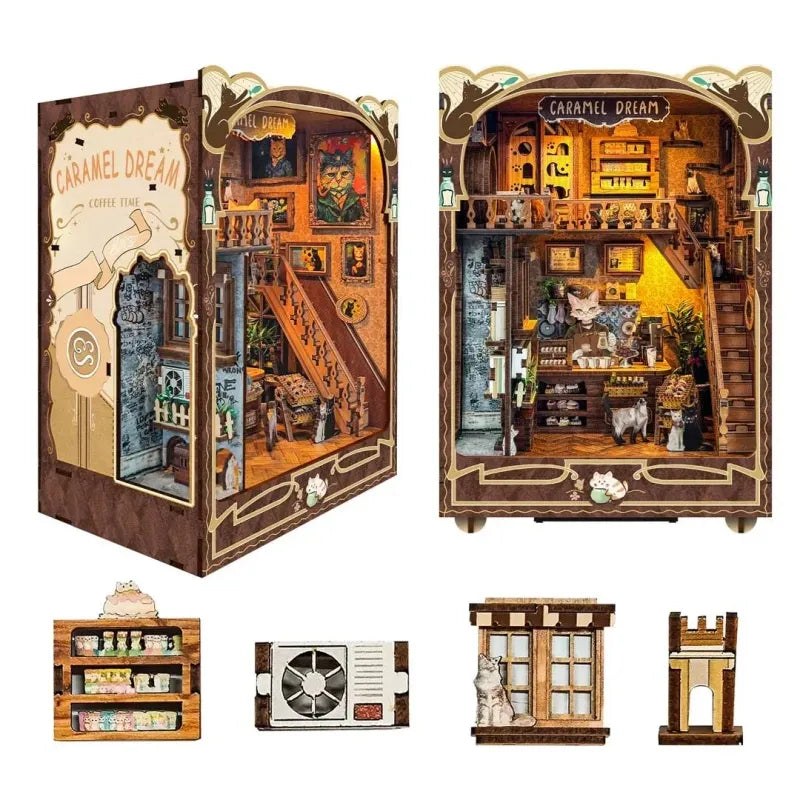 Book Nook - Café de Gatos Sueños de Caramelo