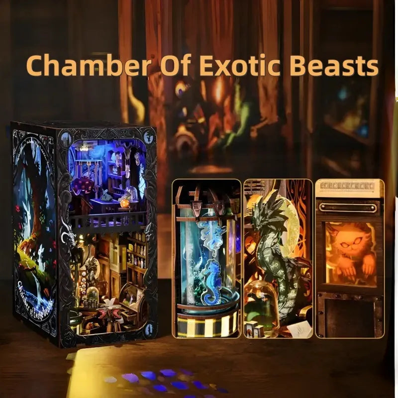 Book Nook - Chamber Of Exotic Beasts