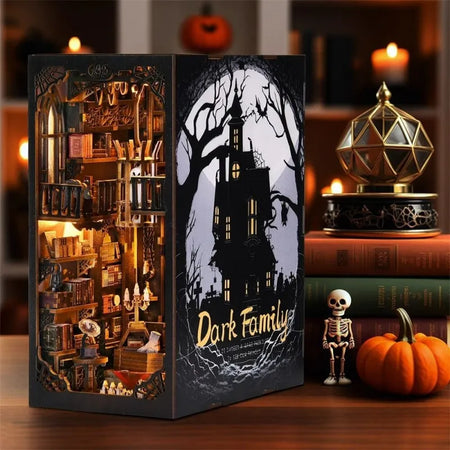 Dark Family book nook kit β DIY gothic haunted manor
