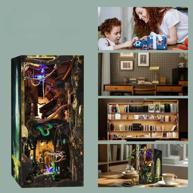 Book Nook - Por la Madriguera del Conejo Alicia en el País de las Maravillas