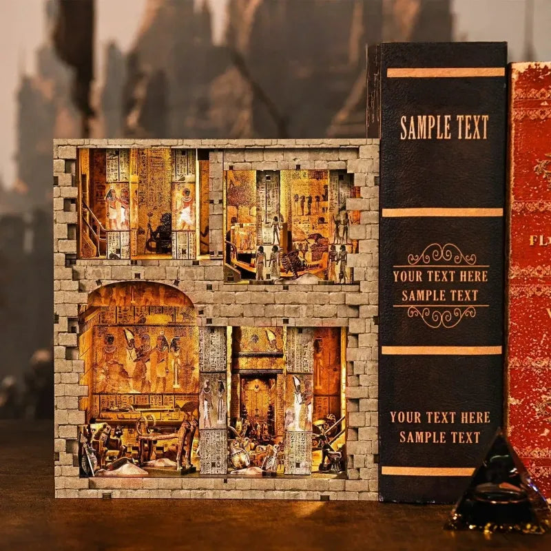 Egyptian Pharaoh's Tomb book nook kit – detail view 4
