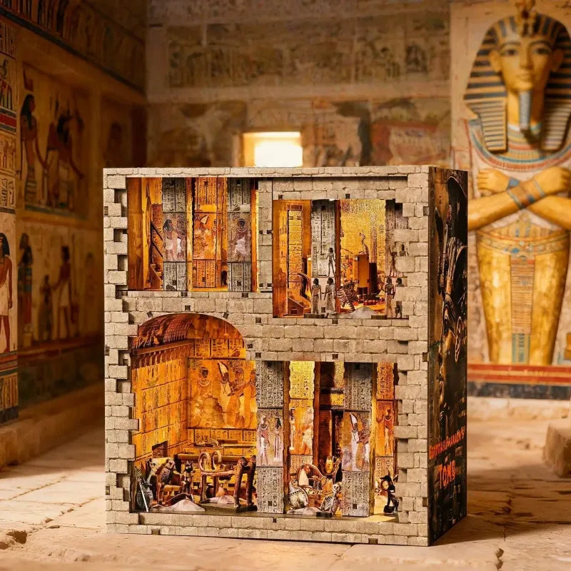 Egyptian Pharaoh's Tomb book nook kit – DIY ancient Egypt