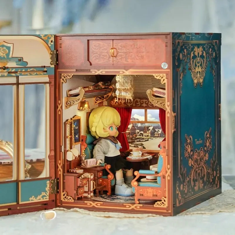 European Travels book nook kit β detail view 5
