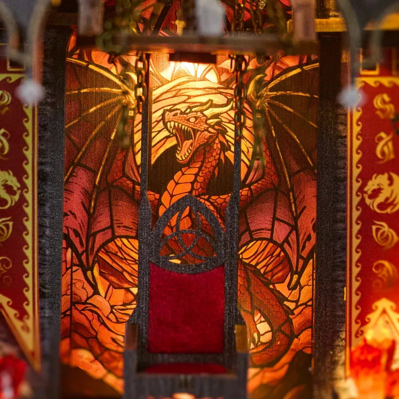 Spire of the Wyrm book nook kit – detail view 9