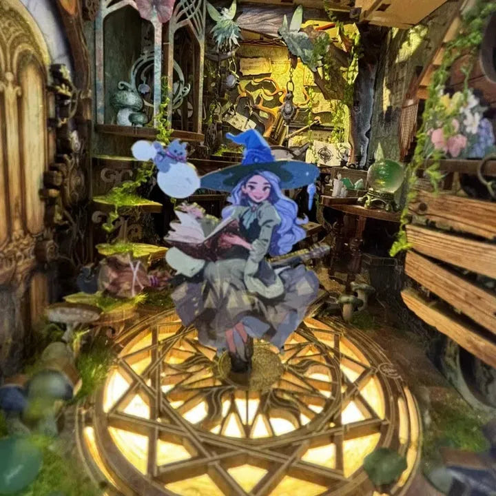 Green Fairyland book nook kit – detail view 4