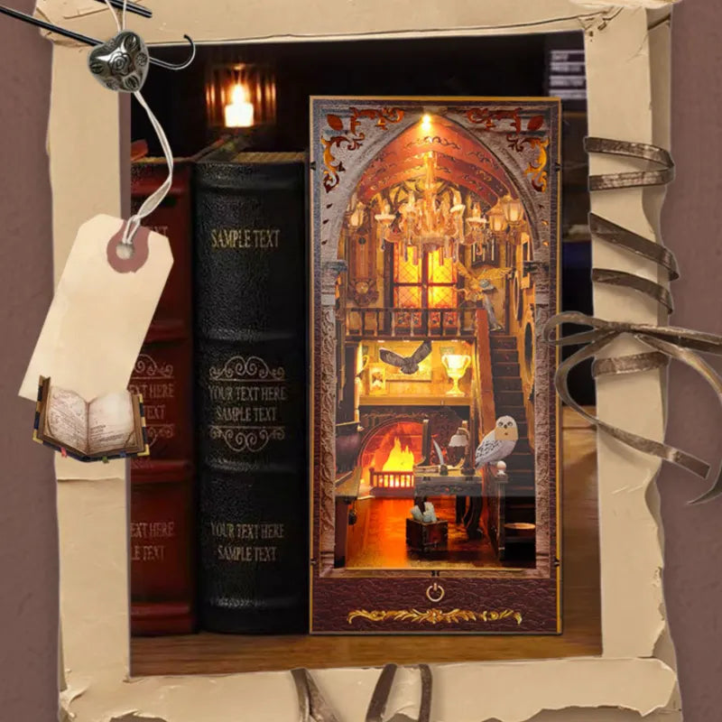 Wizard School Alley book nook kit – detail view 4
