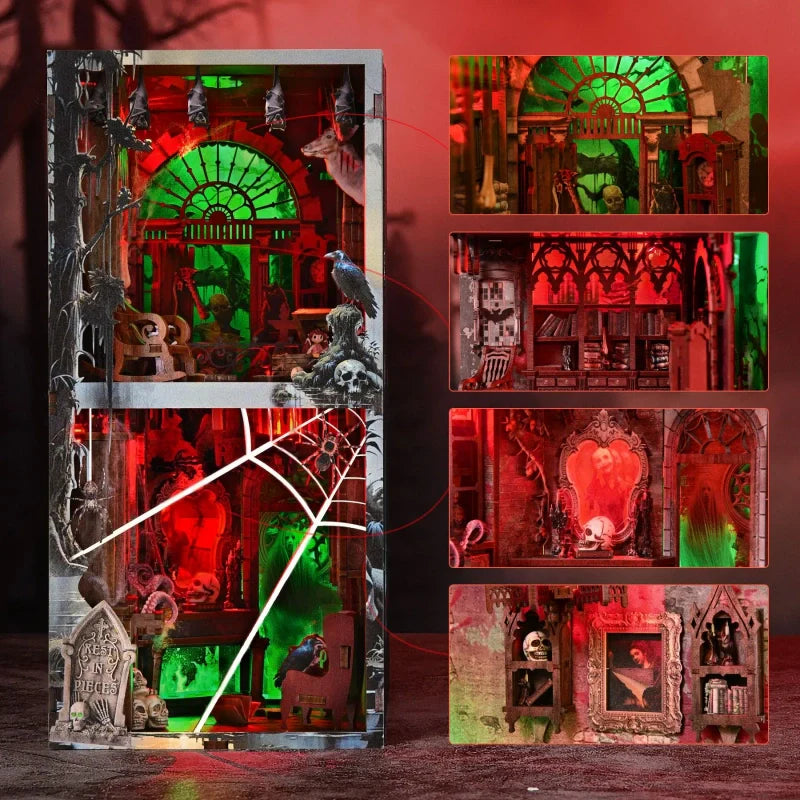 Haunted Mansion book nook kit – detail view 4