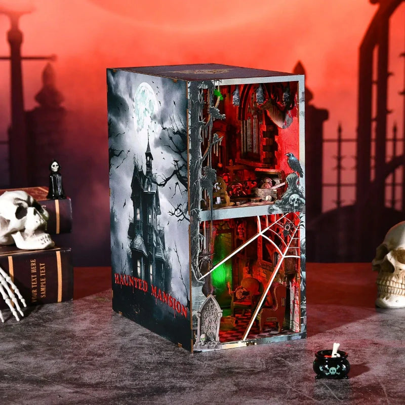 Haunted Mansion book nook kit – DIY gothic ghost house