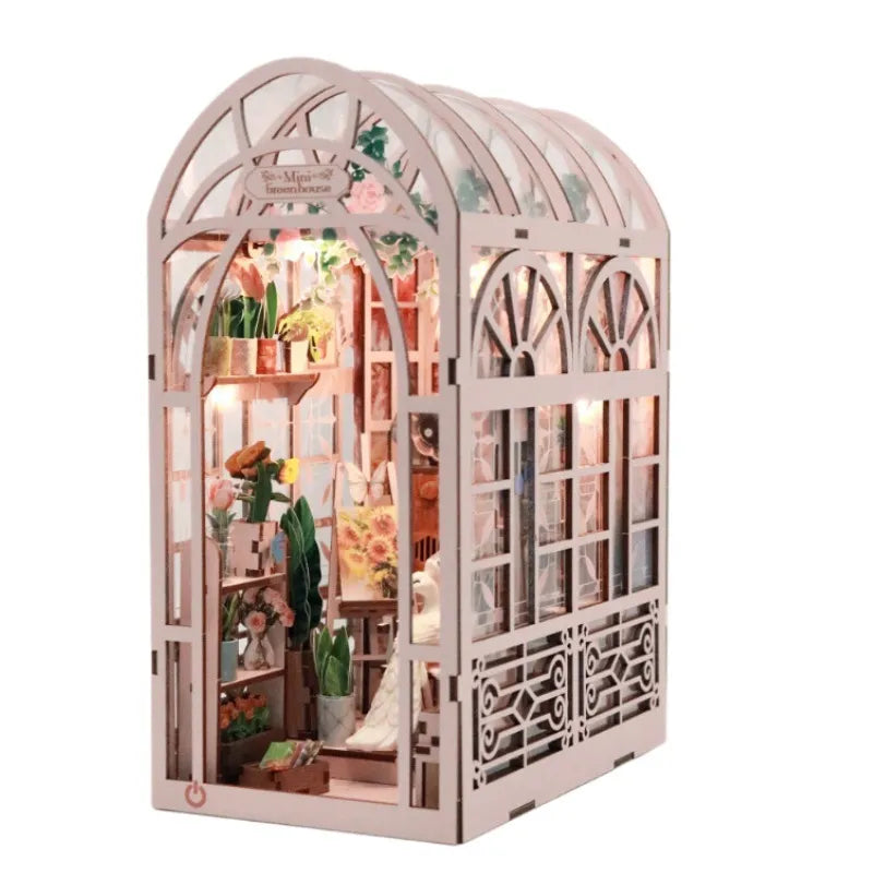 Mini Greenhouse Flower Room book nook kit – detail view 8