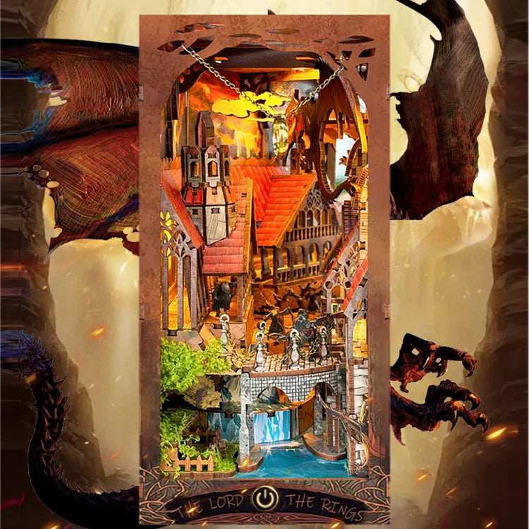 Spirit Valley of the Magic Ring book nook kit – detail view 7