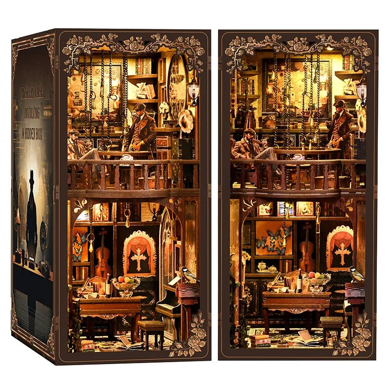 The Case of the Hidden Box book nook kit – detail view 9