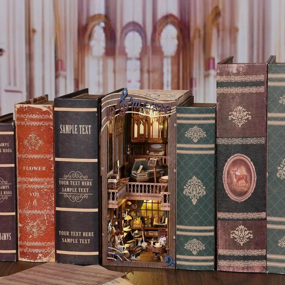 Timeless Melody book nook kit – detail view 6