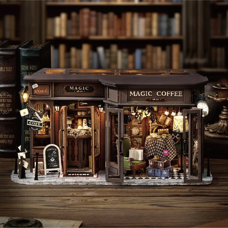 Miniature House - Vintage Coffee Shop