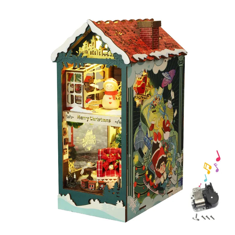 Book Nook - Merry Christmas | Christmas Diorama