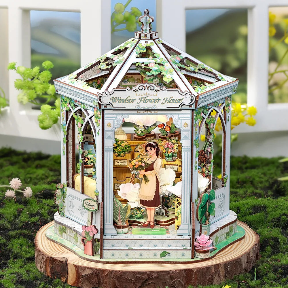 Windsor Flower House miniature kit – detail view 10