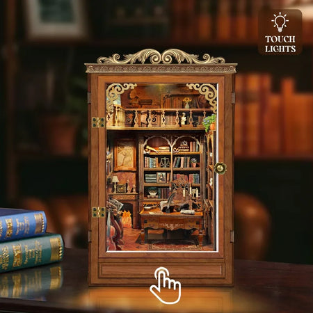 Time Book House miniature kit β DIY 3D library scene