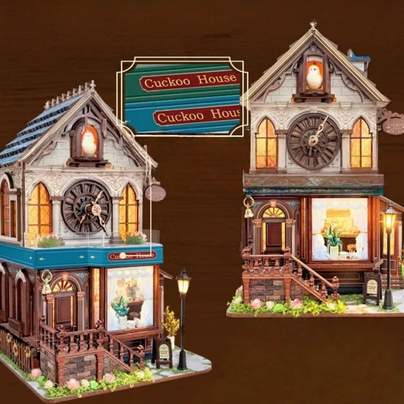 Cuckoo House 3D wooden puzzle β detail view 4