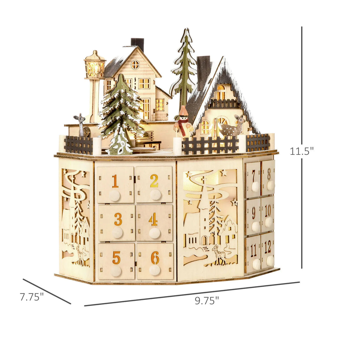 Christmas Village Advent Calendar