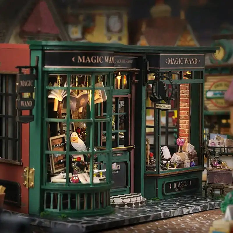 The Grand Magic Wand Emporium – DIY Vintage Magic Shop Miniature Kit