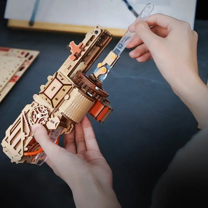 3D Wooden Puzzle - Burning Cyclone