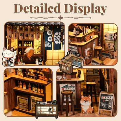 The Mellow Pub DIY Mini Book Nook Kit