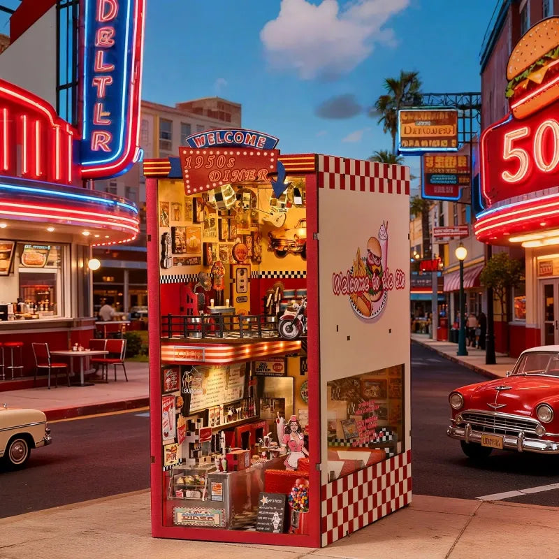 1950s Diner book nook kit – detail view 8