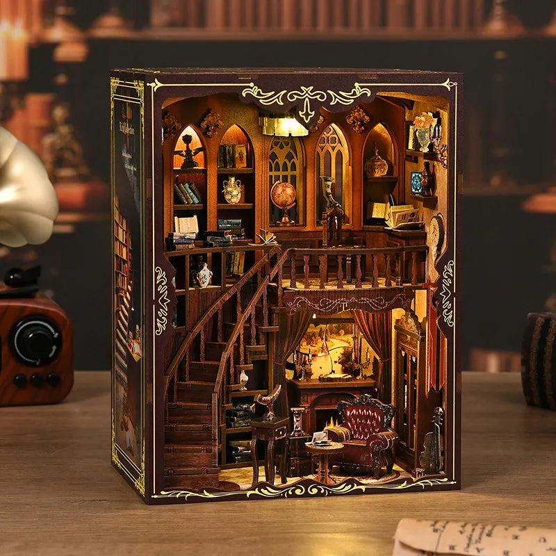 Ancient Rhyme Library book nook kit – DIY vintage study room