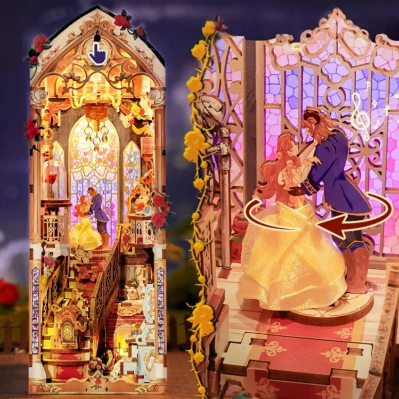 Beast and Beauty book nook kit – detail view 3