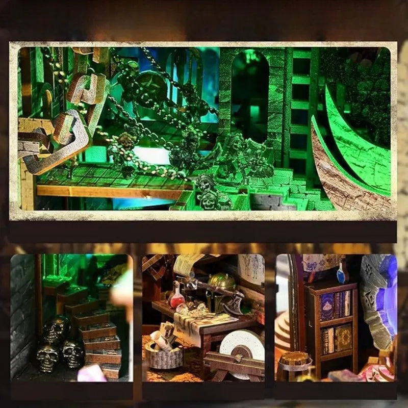 Book Nook - Hoja y Magia