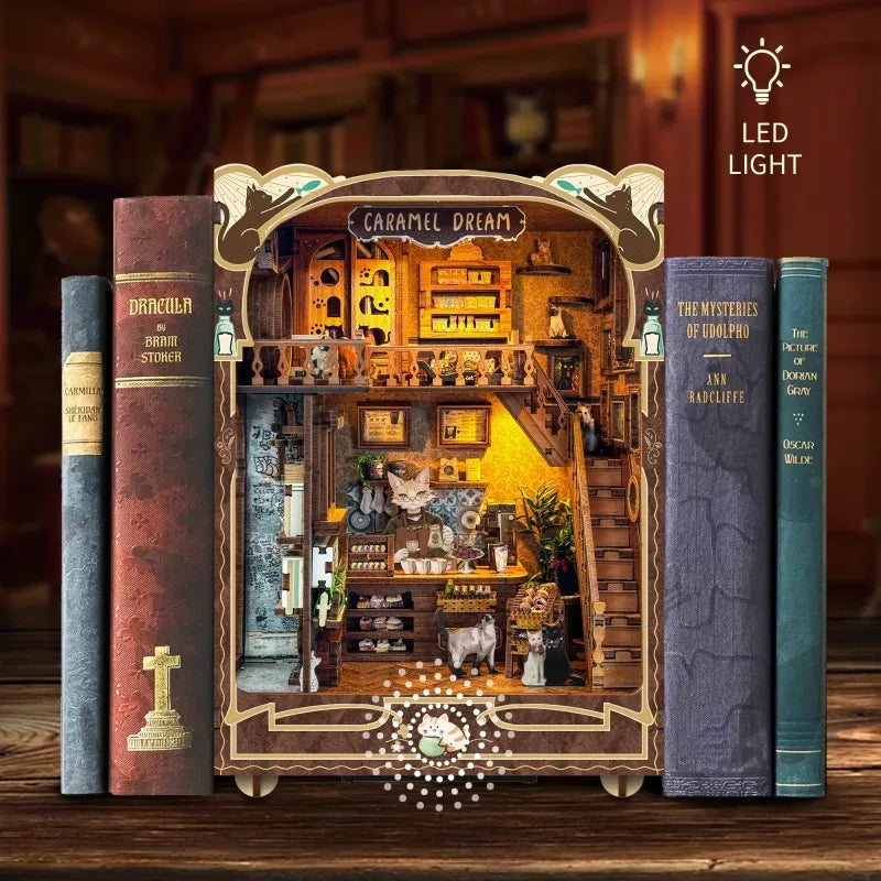 Book Nook - Café de Gatos Sueños de Caramelo