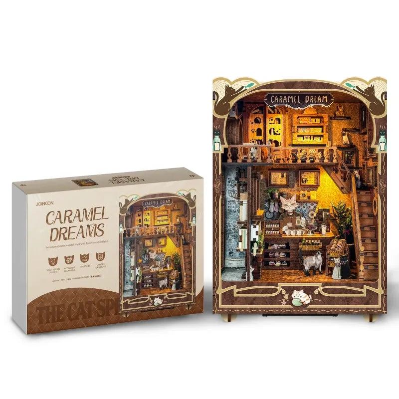 Book Nook - Café de Gatos Sueños de Caramelo
