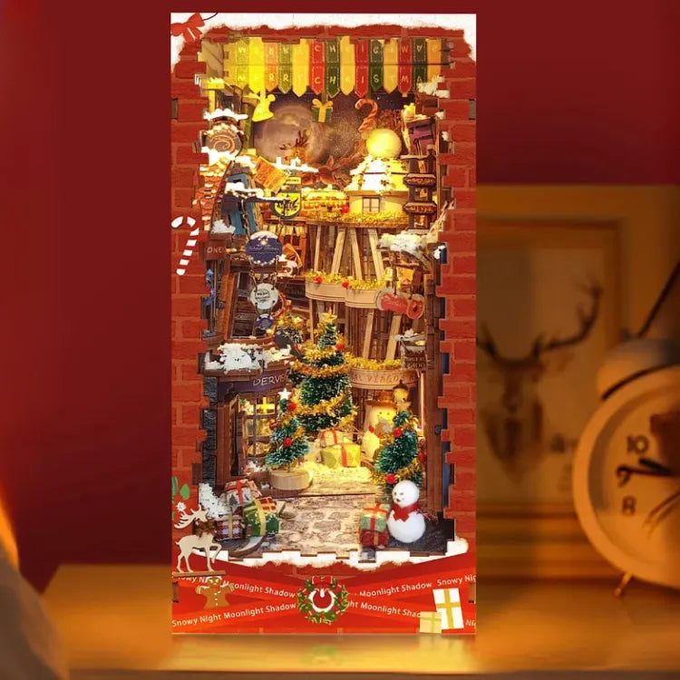Book Nook - Christmas Snowy Night