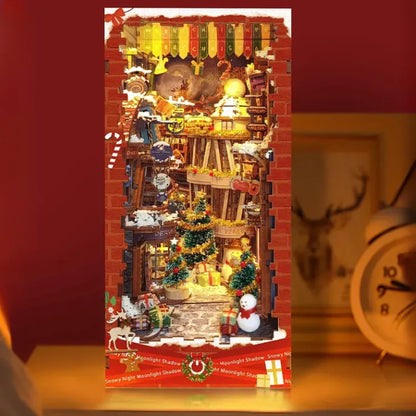 Book Nook - Christmas Snowy Night