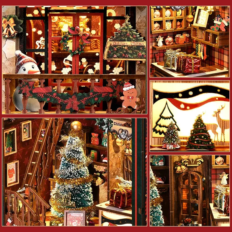 A Christmas Shop With a Music Box