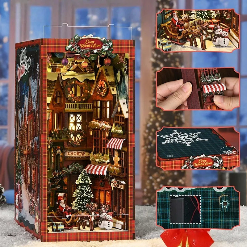 Book Nook - Christmas Street Corner