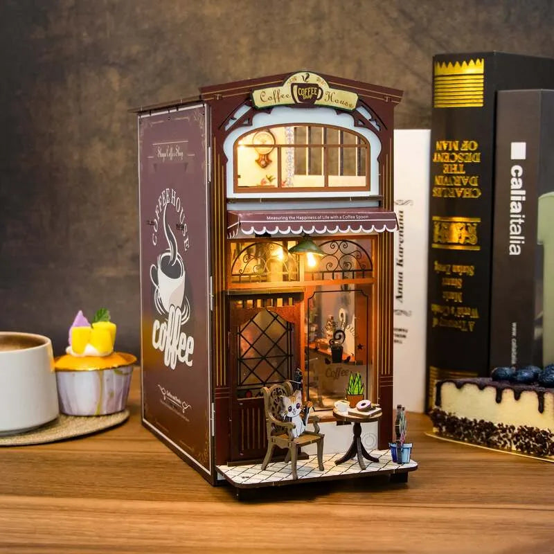 DIY Book Nook - Coffee House