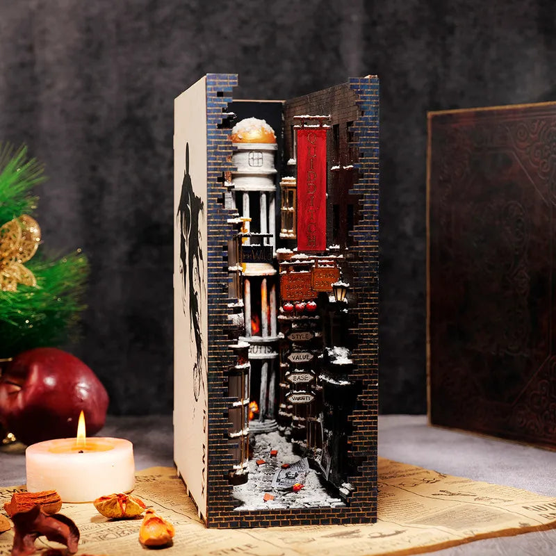 Kit Book Nook Diagon Alley – Callejón Empedrado DIY