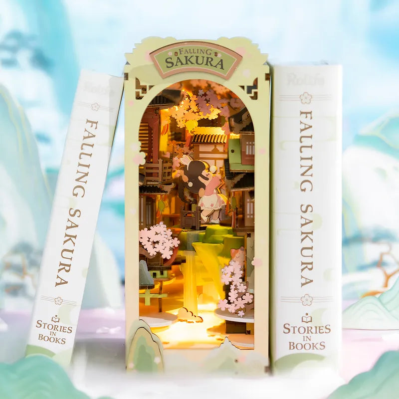 Book Nook - Falling Sakura | TGB05