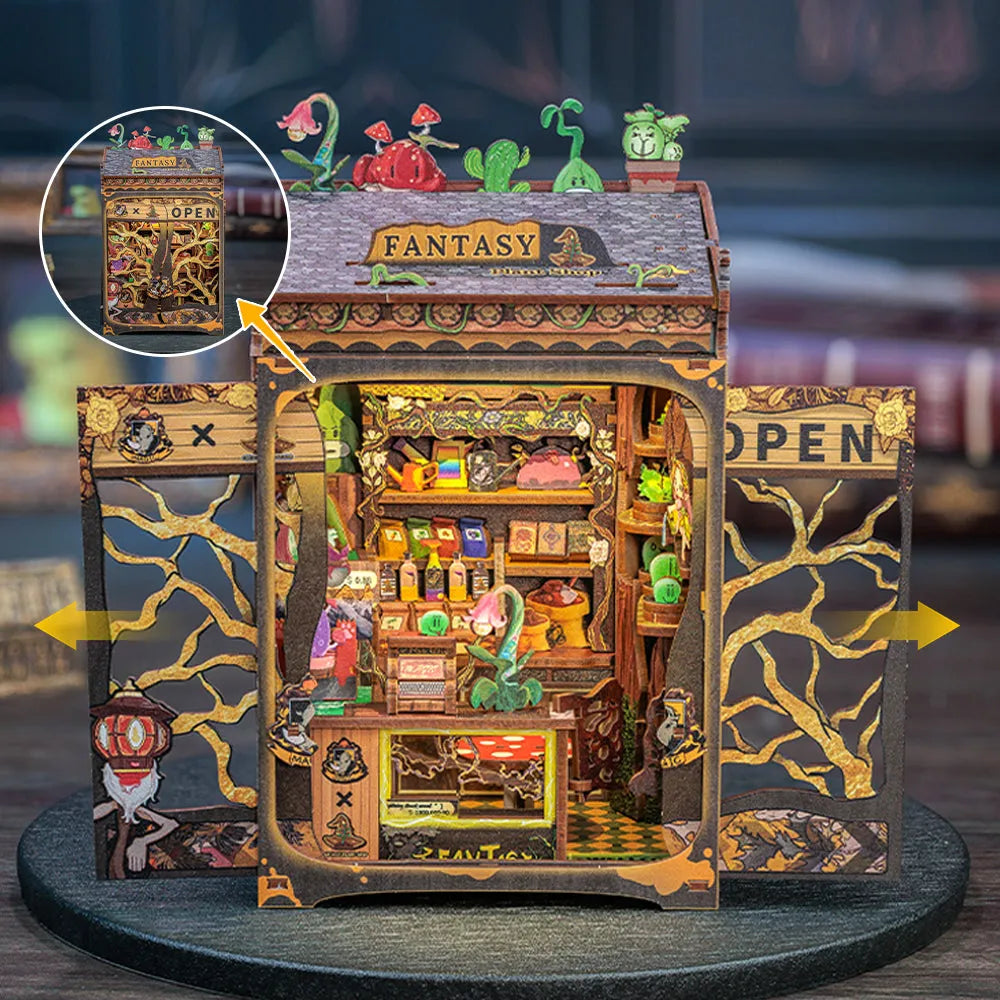 Book Nook - Fantasy Plant Shop