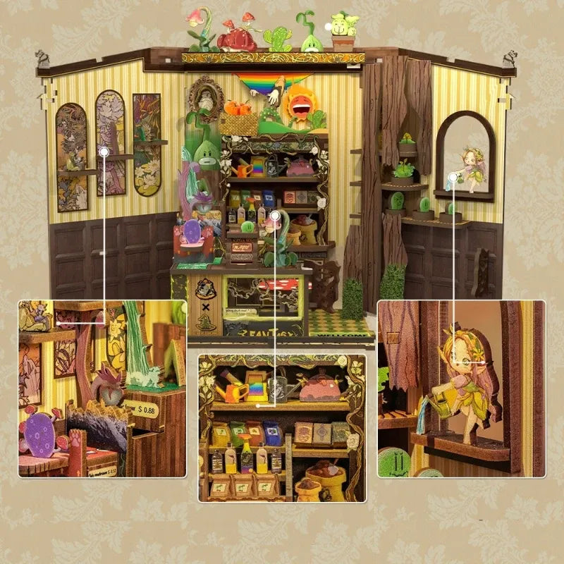 Book Nook - Fantasy Plant Shop