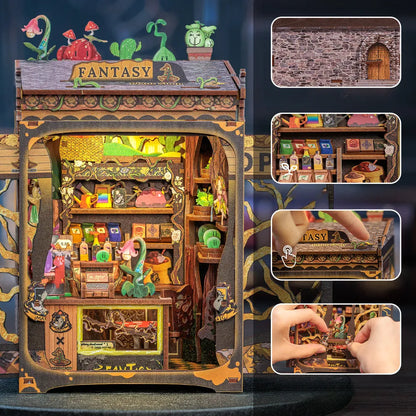 Book Nook - Fantasy Plant Shop