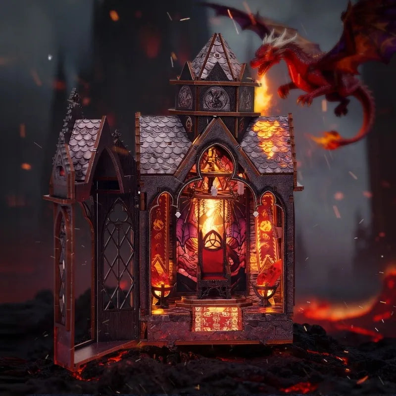 Spire of the Wyrm book nook kit – detail view 3