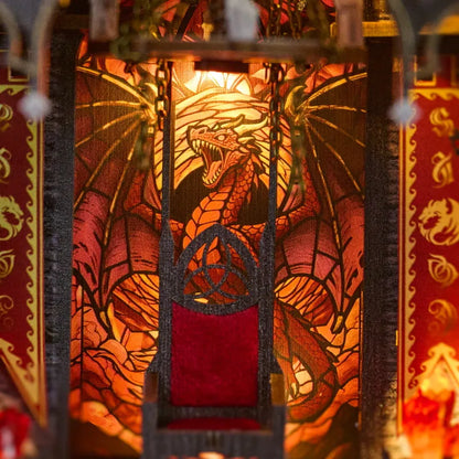 Book Nook Fourth Wing - Spire of the Wyrm